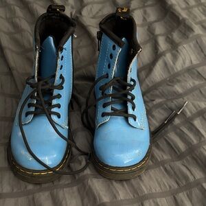 Dr. Martens Kids Blue Boots